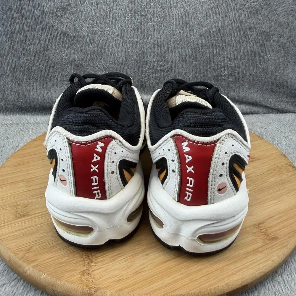Nike Air Max Tailwind 4 Shoes Womens Size 8.5 White Orange Sneakers CJ7976-100
